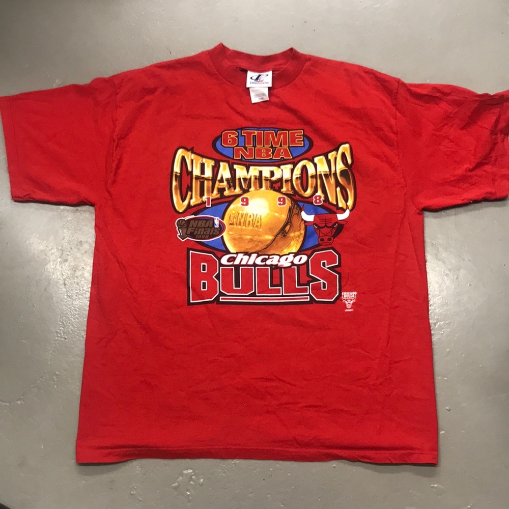 Logoathletic Chicag Bulls NBA champions t-shirt XL